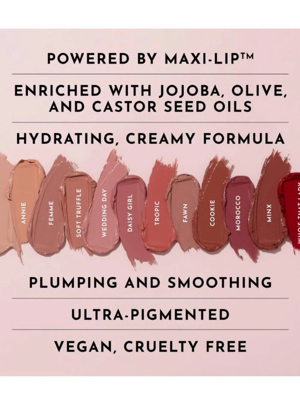LAWLESS Forget The Filler Satin Cream Lipstick in color TROPIC - New In Box